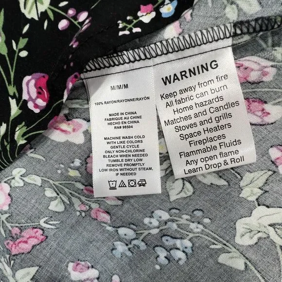 Lanz Of Salzburg Floral Elegant Dress Women’s Size Medium Boho Cottagecore - Picture 4 of 16